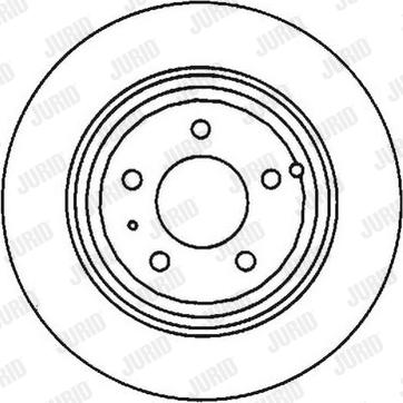 Jurid 561867JC-1 - Kočioni disk www.molydon.hr