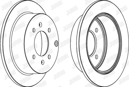 Jurid 563042J-1 - Kočioni disk www.molydon.hr