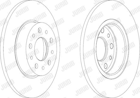 Jurid 563064JC - Kočioni disk www.molydon.hr