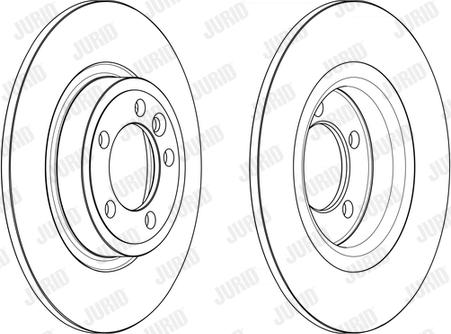 Jurid 563214JC-1 - Kočioni disk www.molydon.hr