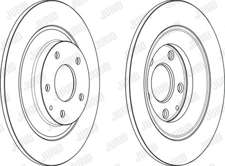 Jurid 563232JC - Kočioni disk www.molydon.hr