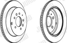 Jurid 562923JC - Kočioni disk www.molydon.hr