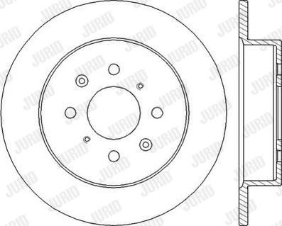 Jurid 562440J - Kočioni disk www.molydon.hr