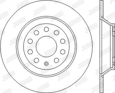 Jurid 562438J - Kočioni disk www.molydon.hr