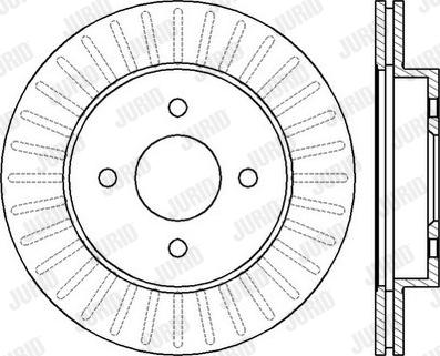 Jurid 562424J - Kočioni disk www.molydon.hr