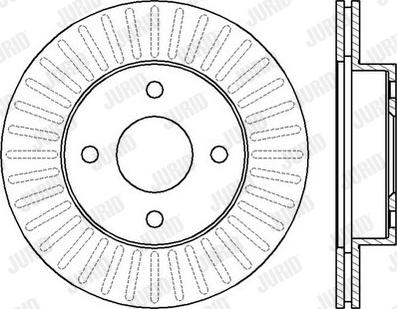 Jurid 562426J-1 - Kočioni disk www.molydon.hr