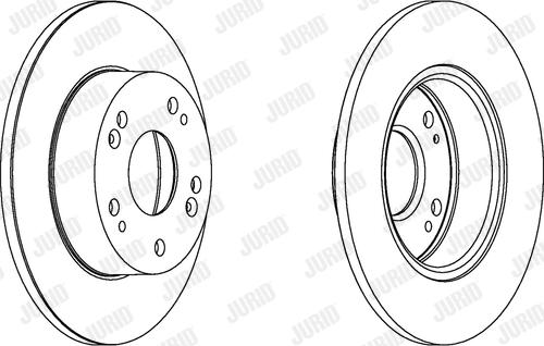 Jurid 562542JC-1 - Kočioni disk www.molydon.hr