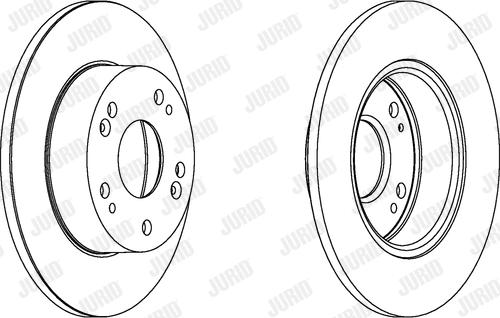 Jurid 562542JC - Kočioni disk www.molydon.hr