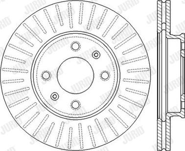 Jurid 562554JC - Kočioni disk www.molydon.hr