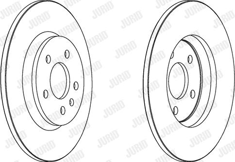 Jurid 562505JC-1 - Kočioni disk www.molydon.hr