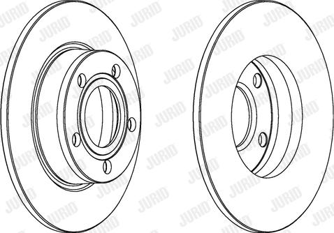 Jurid 562503J-1 - Kočioni disk www.molydon.hr