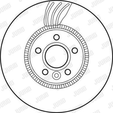 Jurid 562643JC - Kočioni disk www.molydon.hr