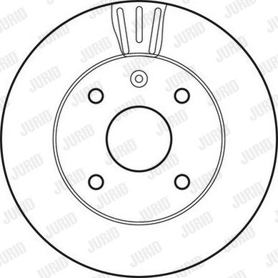 Jurid 562662J-1 - Kočioni disk www.molydon.hr