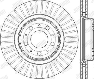 Jurid 562607J-1 - Kočioni disk www.molydon.hr