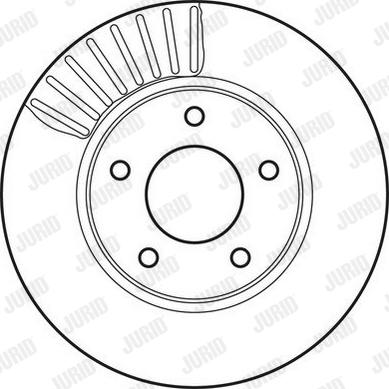 Jurid 562675JC - Kočioni disk www.molydon.hr