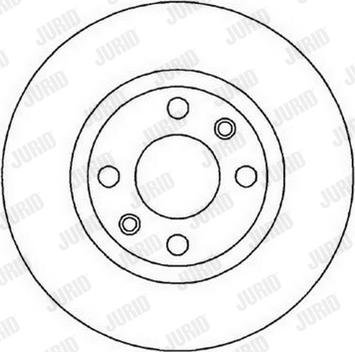 Jurid 562019JC-1 - Kočioni disk www.molydon.hr