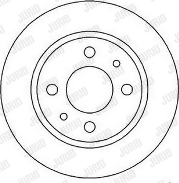 Jurid 562025J-1 - Kočioni disk www.molydon.hr