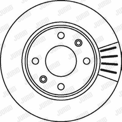 Jurid 562027J - Kočioni disk www.molydon.hr