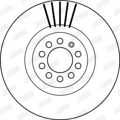 Jurid 562132JC-1 - Kočioni disk www.molydon.hr