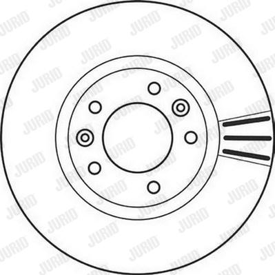 Jurid 562126JC - Kočioni disk www.molydon.hr