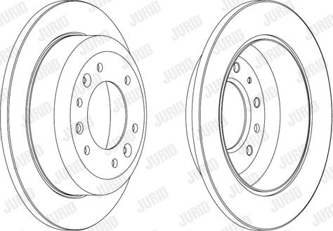 Jurid 562869JC-1 - Kočioni disk www.molydon.hr