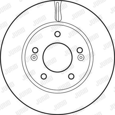 Jurid 562817JC - Kočioni disk www.molydon.hr