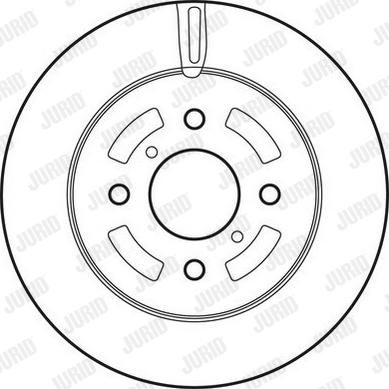 Jurid 562833JC-1 - Kočioni disk www.molydon.hr