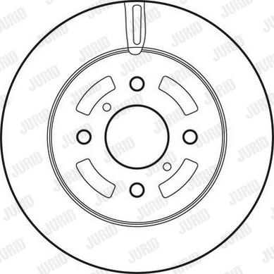 Jurid 562833JC - Kočioni disk www.molydon.hr