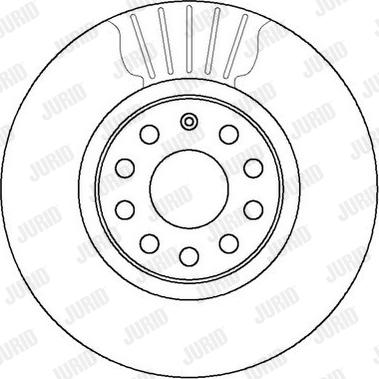 Jurid 562387JC - Kočioni disk www.molydon.hr