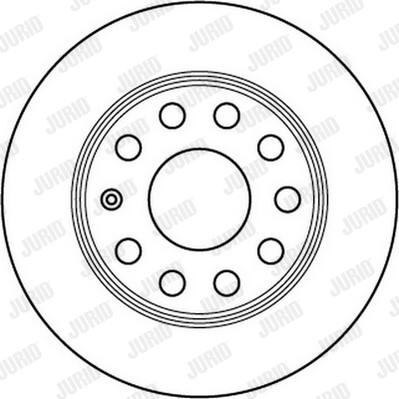 Jurid 562236JC-1 - Kočioni disk www.molydon.hr