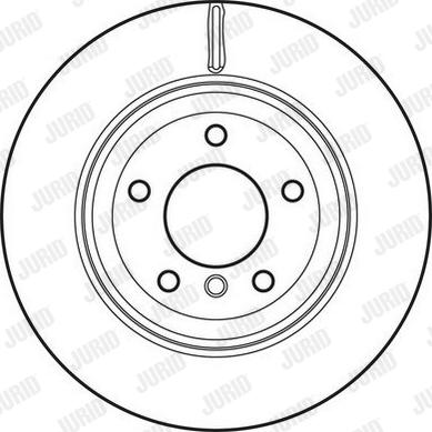 Jurid 562701JC - Kočioni disk www.molydon.hr