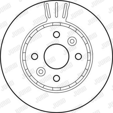 Jurid 562787JC - Kočioni disk www.molydon.hr