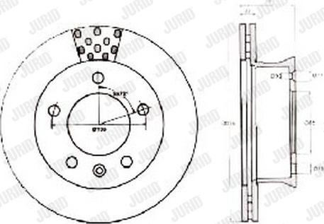 Jurid 567760J - Kočioni disk www.molydon.hr