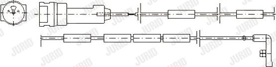 Jurid 581341 - Signalni kontakt, trosenje kočione plocice www.molydon.hr