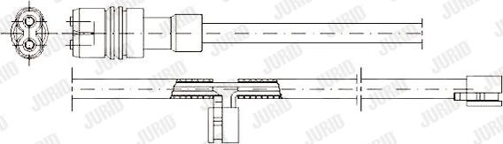 Jurid 581352 - Signalni kontakt, trosenje kočione plocice www.molydon.hr