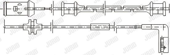 Jurid 581371 - Signalni kontakt, trosenje kočione plocice www.molydon.hr