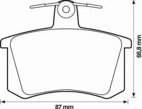 BOSCH 986491441 - Komplet Pločica, disk-kočnica www.molydon.hr