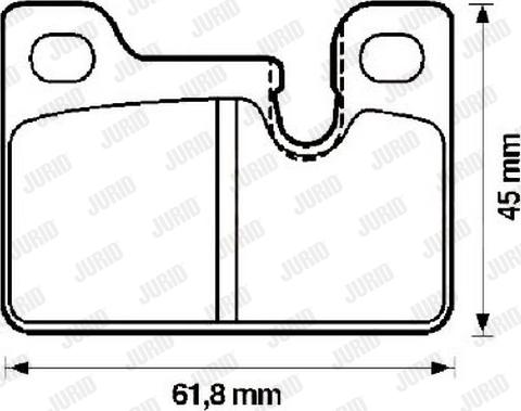 Jurid 571489J - Komplet Pločica, disk-kočnica www.molydon.hr