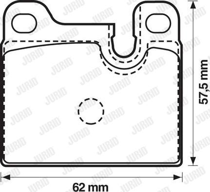 Jurid 571488J - Komplet Pločica, disk-kočnica www.molydon.hr