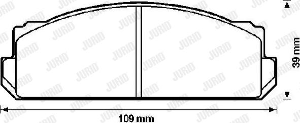 Jurid 571810J - Komplet Pločica, disk-kočnica www.molydon.hr