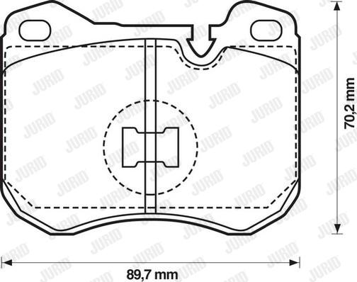 Jurid 571373J - Komplet Pločica, disk-kočnica www.molydon.hr