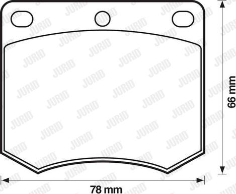 Jurid 571247D - Komplet Pločica, disk-kočnica www.molydon.hr