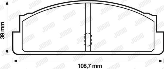 Jurid 571226J - Komplet Pločica, disk-kočnica www.molydon.hr