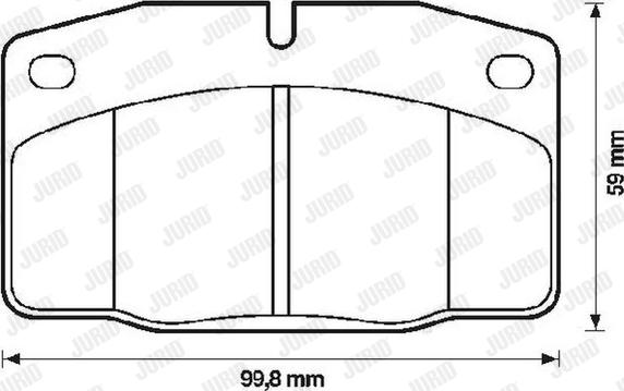 Jurid 571833J - Komplet Pločica, disk-kočnica www.molydon.hr