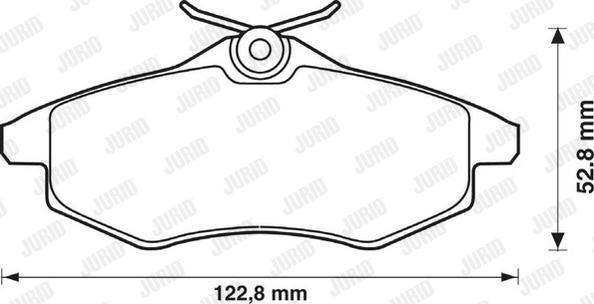 Jurid 573083JC - Komplet Pločica, disk-kočnica www.molydon.hr