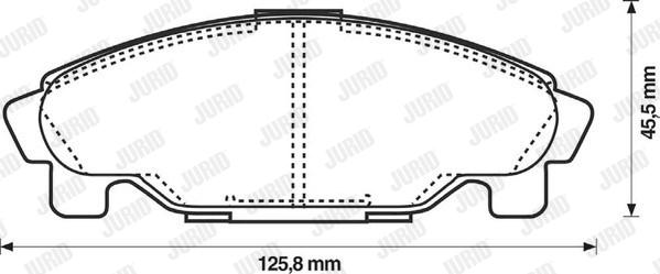 Jurid 572409J - Komplet Pločica, disk-kočnica www.molydon.hr