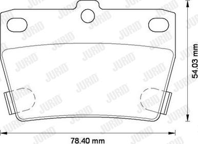 Jurid 572488J - Komplet Pločica, disk-kočnica www.molydon.hr