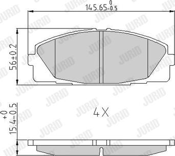 Klaxcar France 24270z - Komplet Pločica, disk-kočnica www.molydon.hr