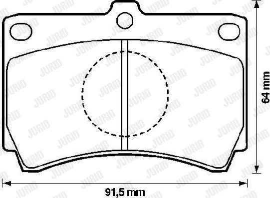 Jurid 572143J - Komplet Pločica, disk-kočnica www.molydon.hr