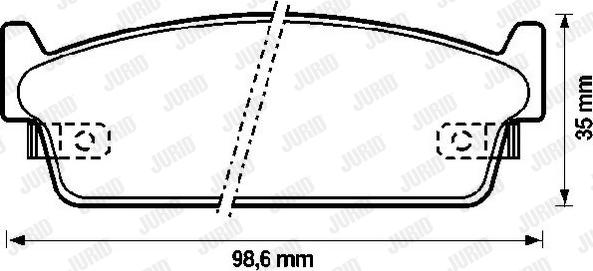 Jurid 572153J - Komplet Pločica, disk-kočnica www.molydon.hr